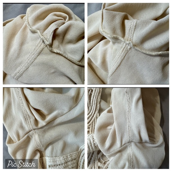 ON HOLD! Vintage VIVIENNE TAM Y2K / 2000s sheer mesh & lace bell sleeve top. M - Picture 10 of 10